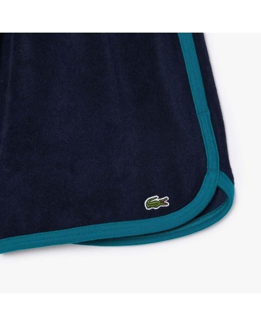 Lacoste Blue Fresh And Versatile Casual Shorts