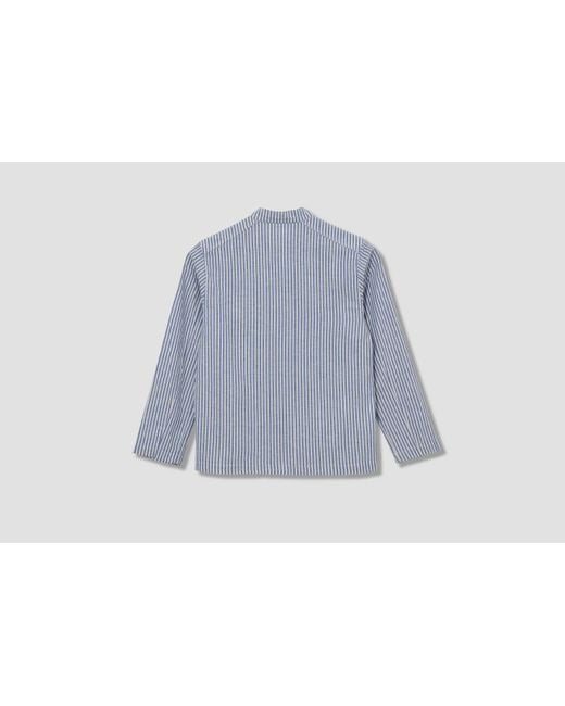 Drake's Blue Long Sleeve Shirt for men