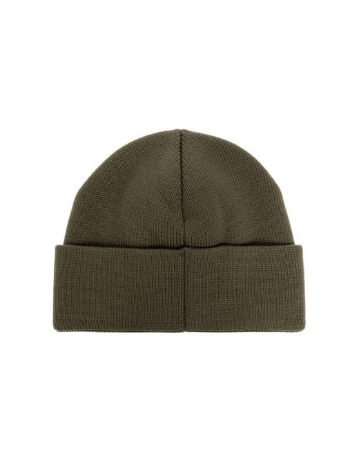 DSquared² Green Dsquared 2 Logo-Intarsia Beanie for men