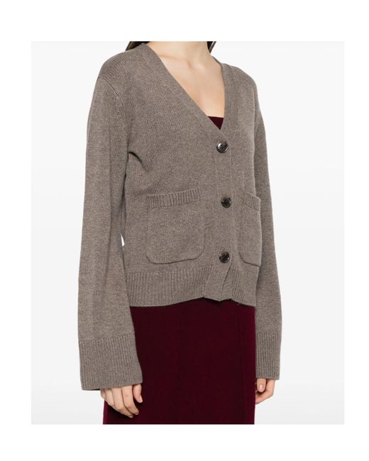 Lisa Yang Brown Danni Cardigan