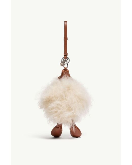 Moncler Natural Fluffy Duck Bag Charm