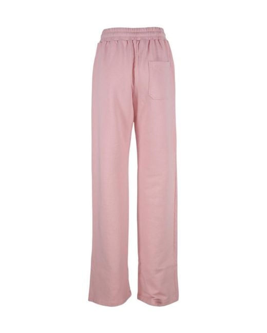 Golden Goose Deluxe Brand Pink Star Embellished Straight Leg Pants