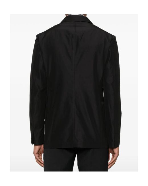Tom Ford Black Single-Breasted Buttoned Blazer for men