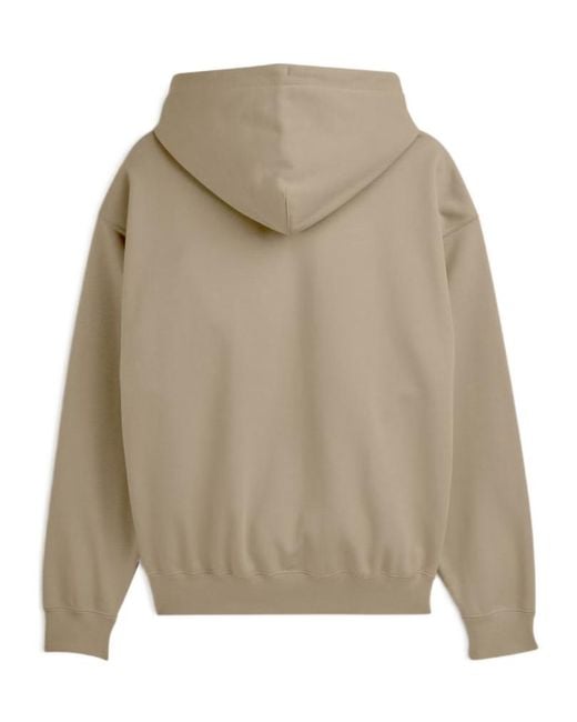 Y-3 Natural Logo Patch Hoodies for men