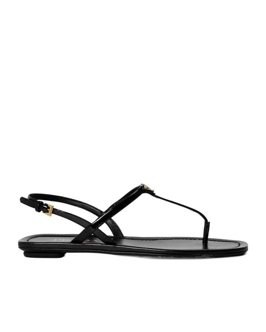 Prada Black Flip-Flop Flat Sandals