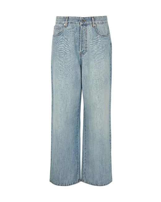 Miu Miu Blue Belt Loop Jeans