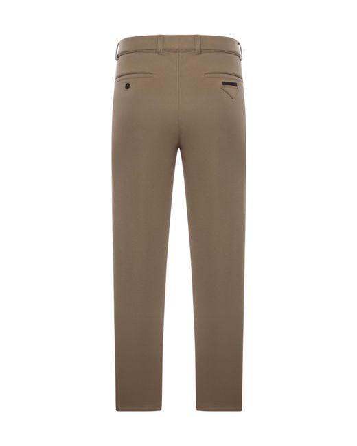 Prada Natural Technical Fleece Pants for men