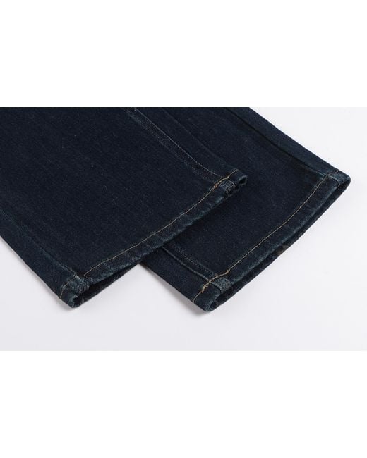 LIU REGALI Blue Button Zipper Jeans Pants