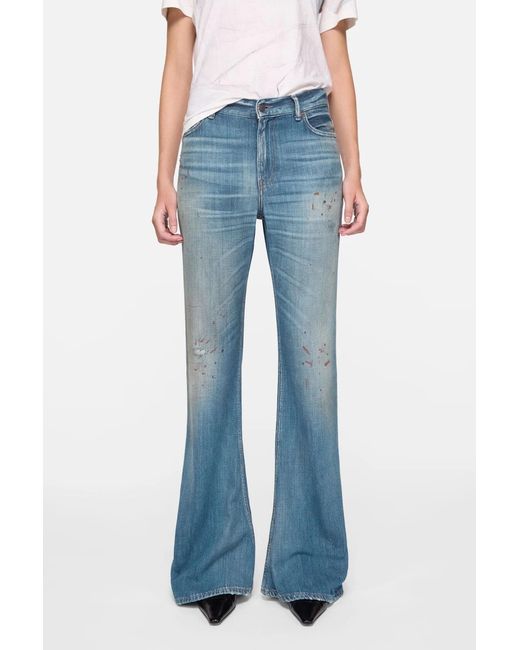 Acne Blue 2025F Fitted Jeans