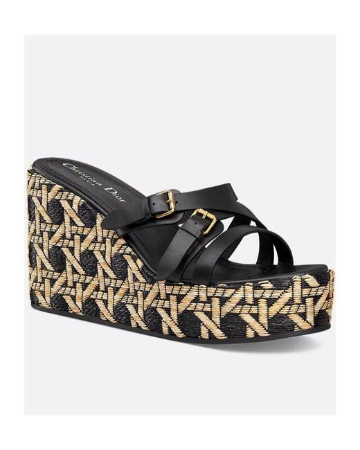 Dior Black L'Amazone Wedge Slide
