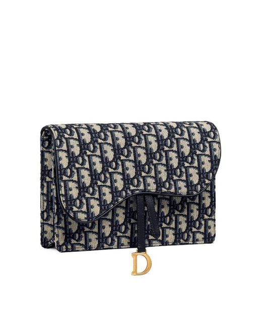 Dior Black Saddle Pouch