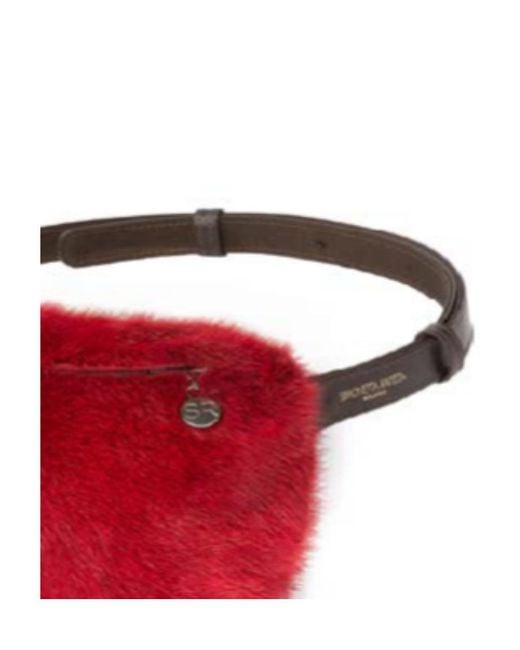 Simonetta Ravizza Emblem Pocket in Red | Lyst