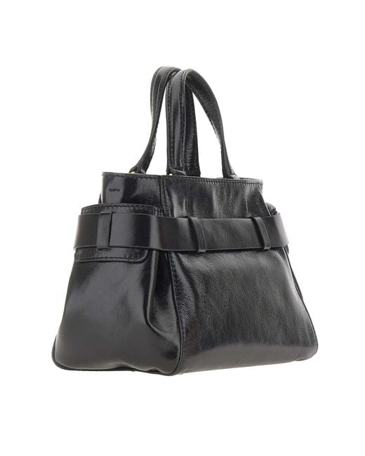 Gianni Chiarini Black Double-Handle Handbag