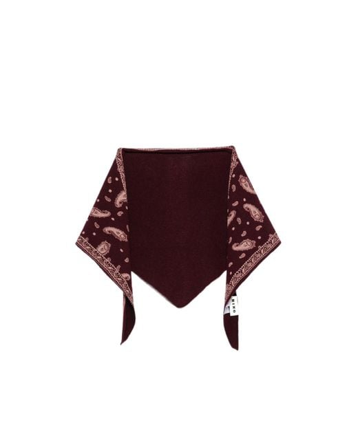 Rixo Red Triangle Scarf