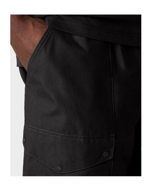 Stone Island Black Ghost Cargo Shorts for men