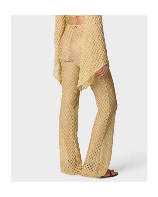 Missoni Natural Pattern Knitted Beach Pants