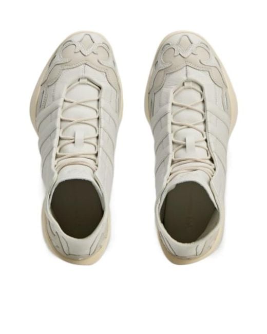 Y-3 Natural Regu 2002 Hi Lace-Up Sneakers for men
