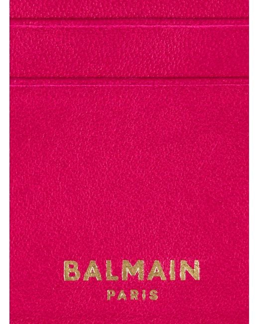 Balmain Pink Pulse Card Holder