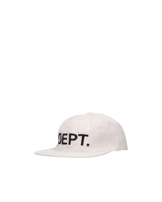 GALLERY DEPT. White Logo Baseball Cap for men