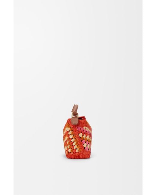 Loewe Red Mini Puzzle Edge Bag