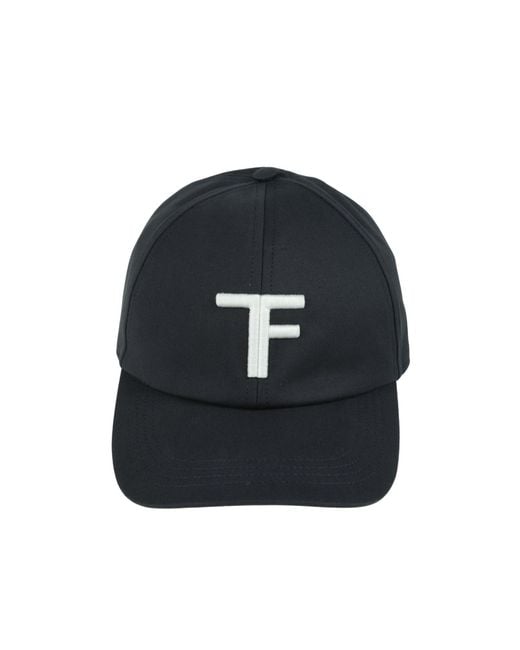 Tom Ford Blue Logo Embroidered Baseball Cap for men
