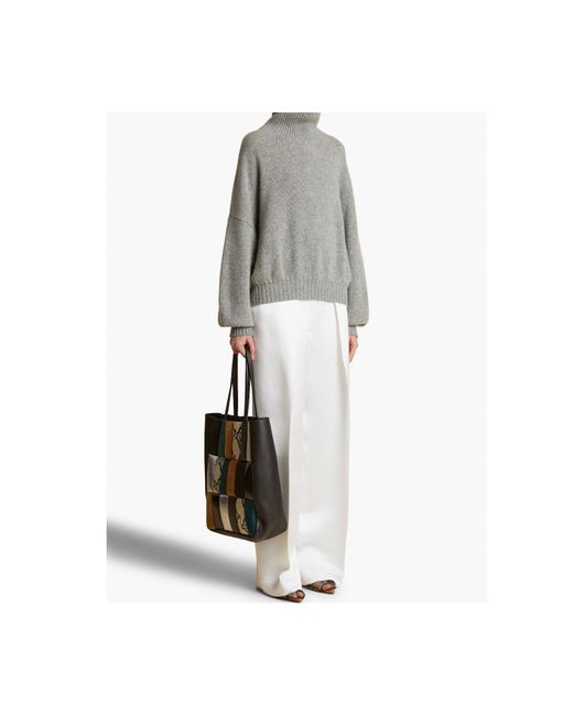 Khaite Gray Morris Roll Neck Jumper