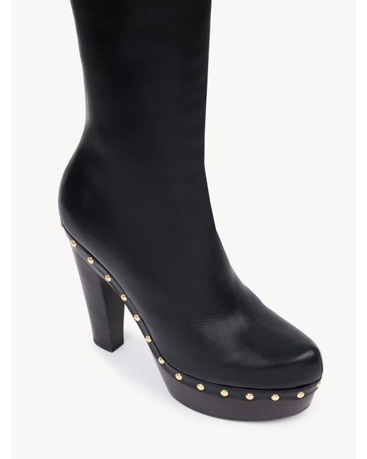 Chloé Brown Lola Over-The-Knee Boot