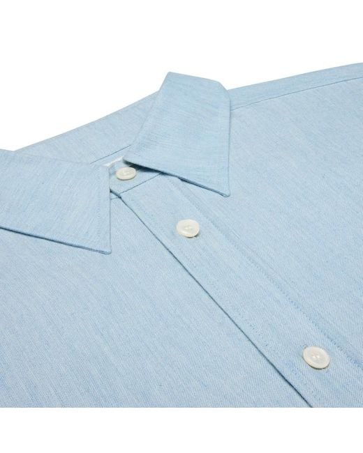 Céline Blue Relaxed Shirt for men