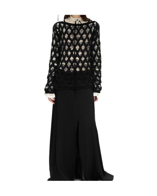 Ann Demeulemeester Black Izabel Sweater