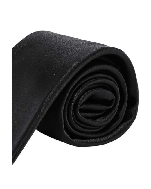 Kiton Black Silk Neck Tie for men
