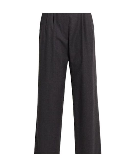 Blazé Milano Gray Fox Wool Straight Pants