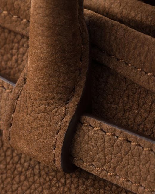 Prada Brown Bonnie Buckled Shoulder Bag