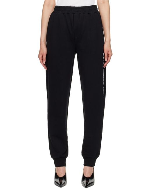 Helmut Lang Blue Elastic Waist Sweatpants