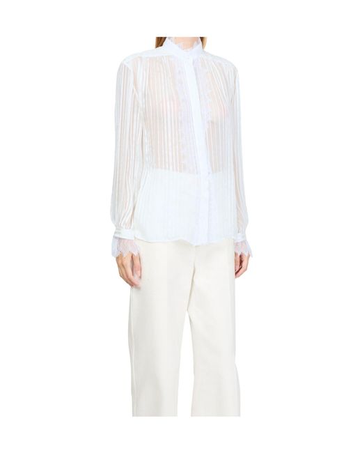 Chloé White Long Sleeve Shirt