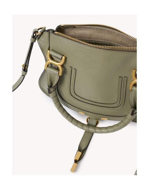 Chloé Green Chloé Marcie Small Tote Bag