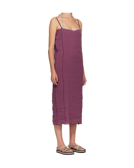 Baserange Purple Sleeveless Dress