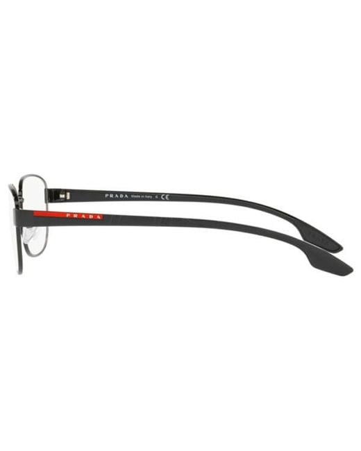 Prada White Logo Flat Mirror