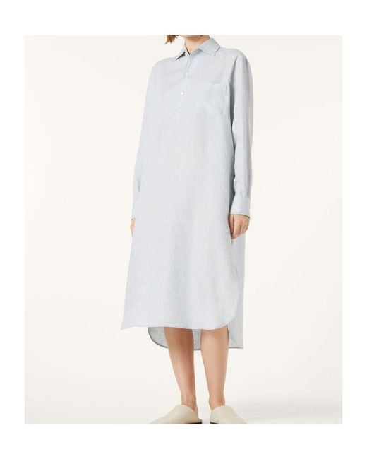 Loro Piana White Lora Dress
