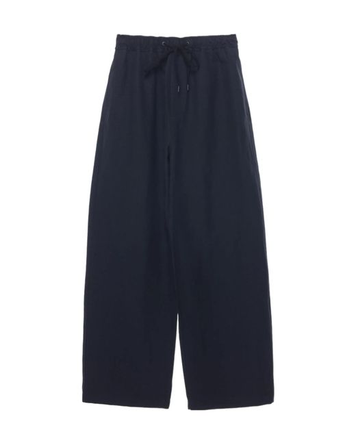Studio Nicholson Blue Drawstring Casual Pants for men