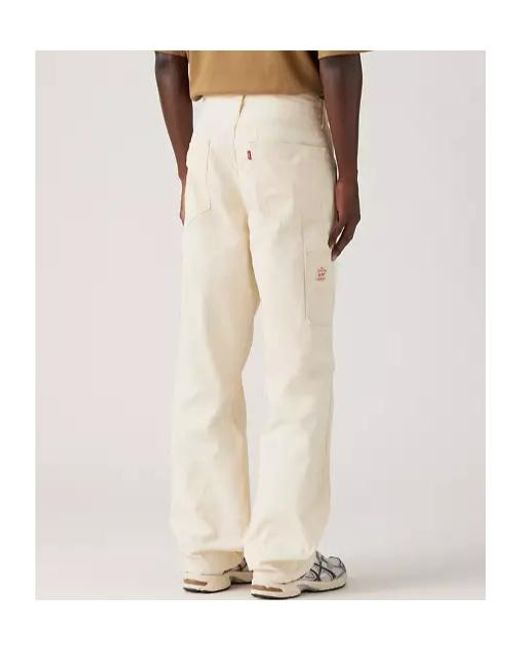 Levi's Natural 568 Straight Leg Jeans for men