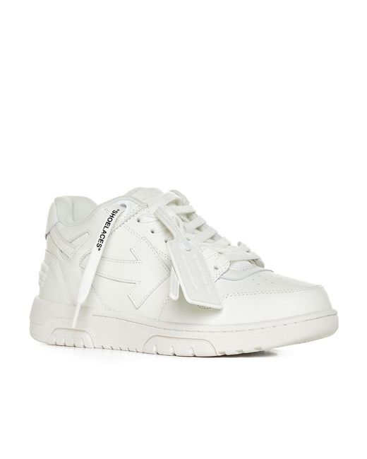 Off-White c/o Virgil Abloh White Out Of Office Lace-Up Sneakers