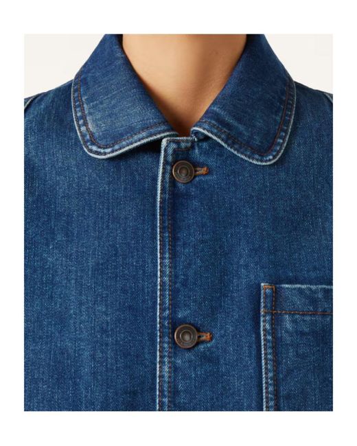 Loro Piana Blue Nichi Denim Jacket