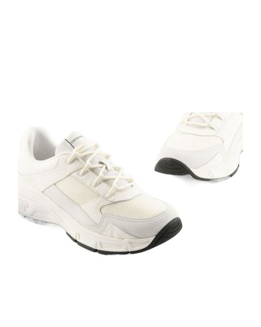 Emporio Armani White Casual Sneakers for men
