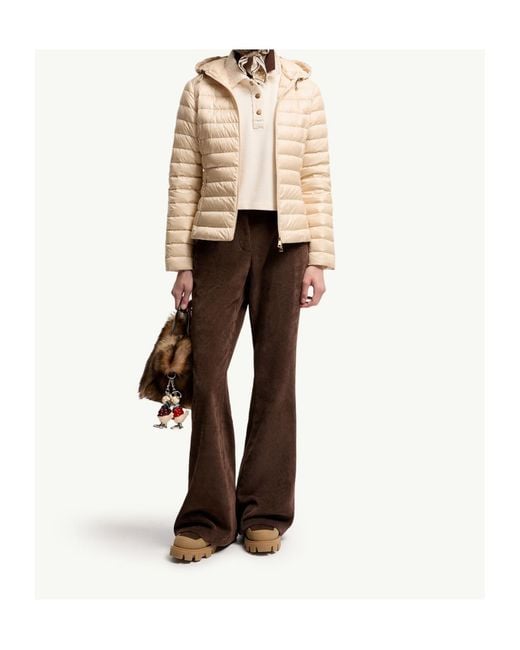 Moncler Natural Igelhood Short Down Jacket