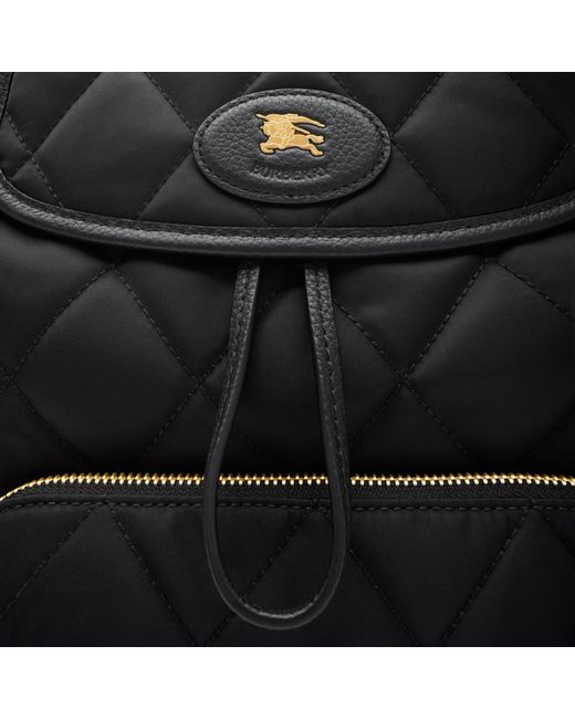 Burberry Black Horseshoe Backpack