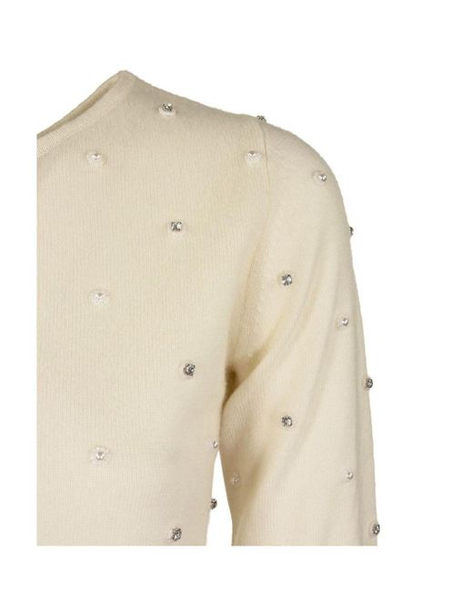 Max Mara Natural Round-Neck Sweater