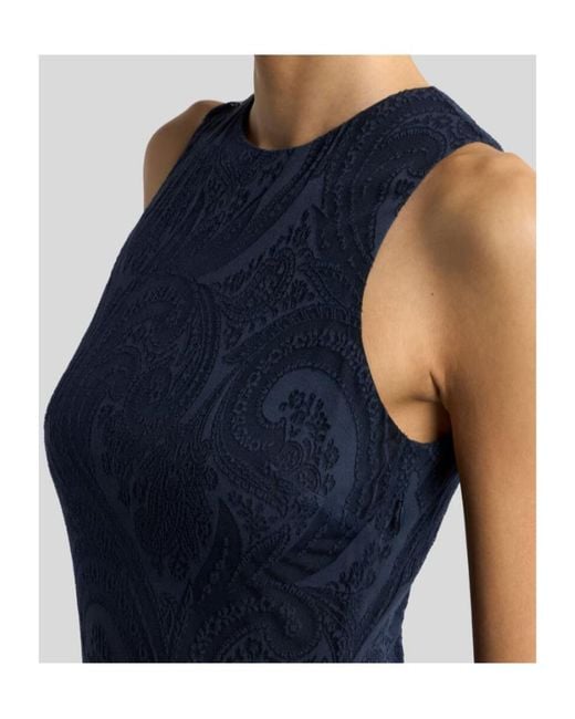 Etro Blue Long Dress
