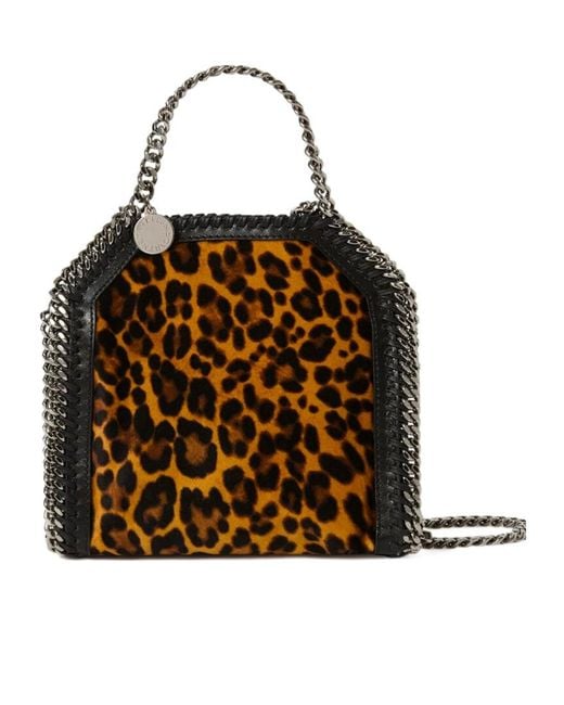 Stella McCartney Brown Falabella Tiny Tote Bag