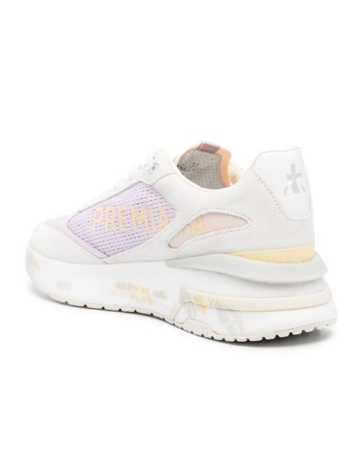 Premiata Pink Round Head Professional Sports Shoes