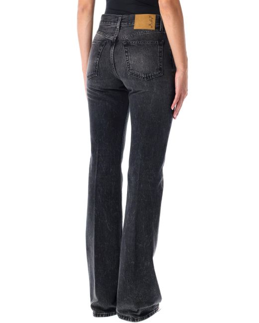 Haikure Blue Denim Trousers With Belt Loops